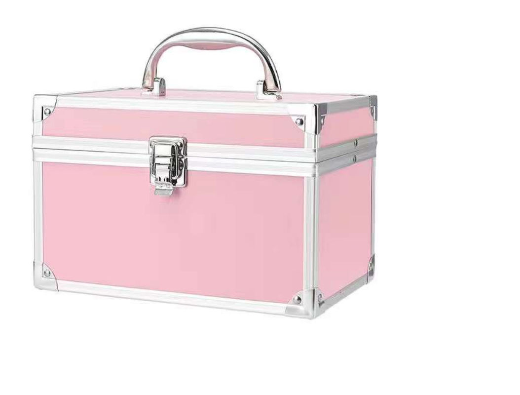 Multi-Color Makeup Cosmetic Case Factory Direct Sale Aluminum Train Case With Lock