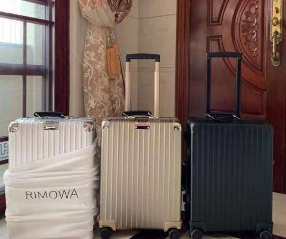 Hot Sale All Aluminum Magnesium Alloy Vintage Travel Luggage Unisex Carry TSA Custom Lock Suitcase Spinner Wheels Manufa