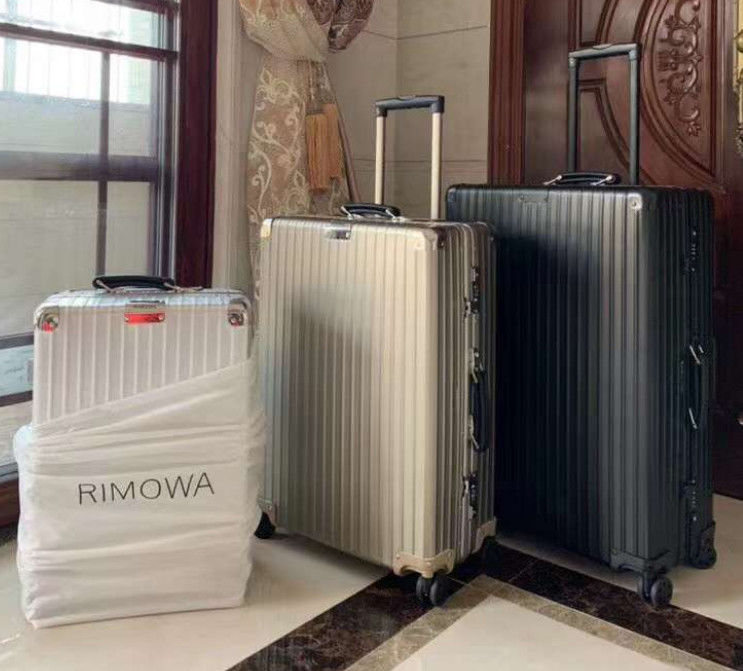 Hot Sale All Aluminum Magnesium Alloy Vintage Travel Luggage Unisex Carry TSA Custom Lock Suitcase Spinner Wheels Manufa