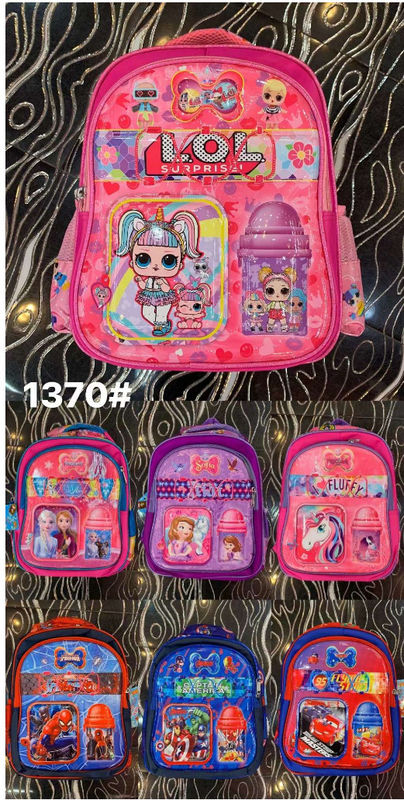 PINK Minimalist Lightweight Customized School Backpack Outdoor Custom Casual Backpack For Girls