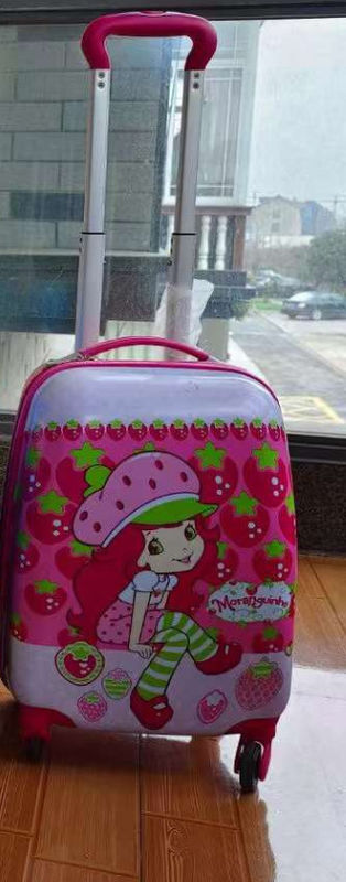 Customized 18 Inch Cartoon Universal Wheel Trolley Case For Children'S Luggage, Fashionable Children'S Travel Case