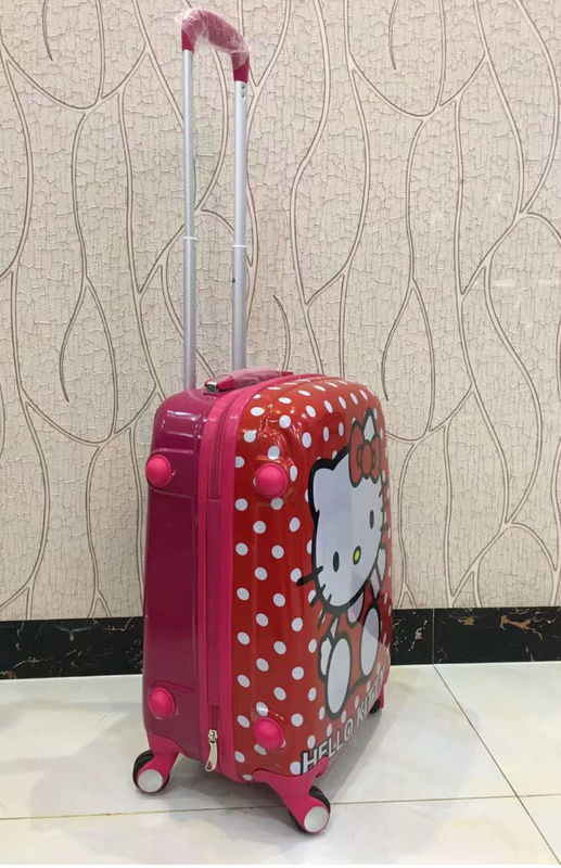Carry On Suitcase Kids Rolling Luggage Cabin Travel Trolley Luggage Bag Children'S Cartoon Animal Suitcase