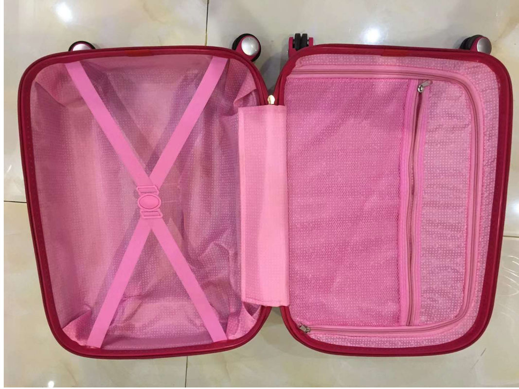 Carry On Suitcase Kids Rolling Luggage Cabin Travel Trolley Luggage Bag Children'S Cartoon Animal Suitcase