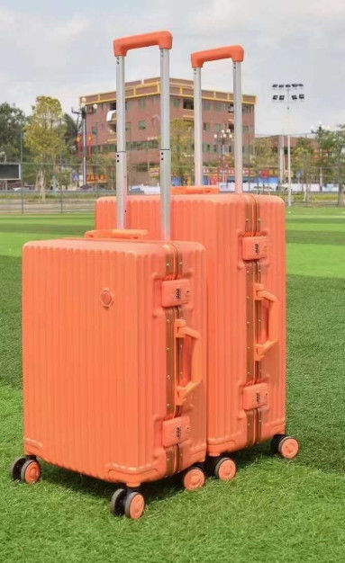 High-End Custom Travel Luggage Sets 20'' 24'' 26' ABS PC Aluminum Suitcase Business Check-In Luggage