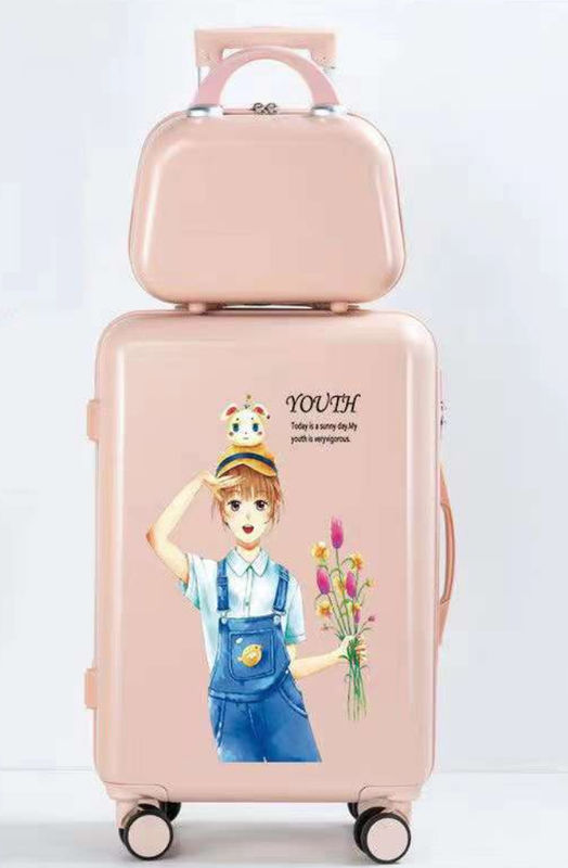 Baby Girl Travel Carry-On Suit Case Best Case & Luggage Aluminum Frame Colorful Fashion Custom Travel Luggage