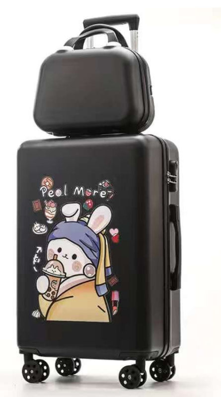 Custom Logo Cartoon Student Trolley Case Universal Wheel Mother Box Suit Boy And Girl Suitcase