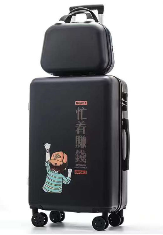 Custom Made Hotel Luggage Trolley Handle Travel Bags Car Luggage And UV Printing Suitcase