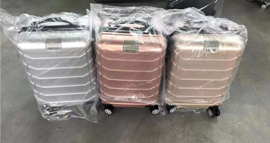 Abs Aluminum Trolley Travel Bags Luggage Set Suitcase On Wheels 20 Inch Trolley Luggage Suitcase Sets