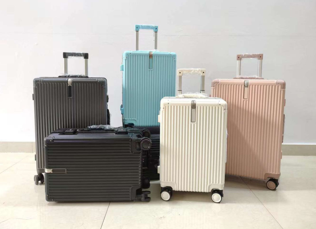 Classical Style High Quality Vintage ABS Trolley Bag Suitcase Hot Sale Customization 20 22 24 26 Inch Durable Flight