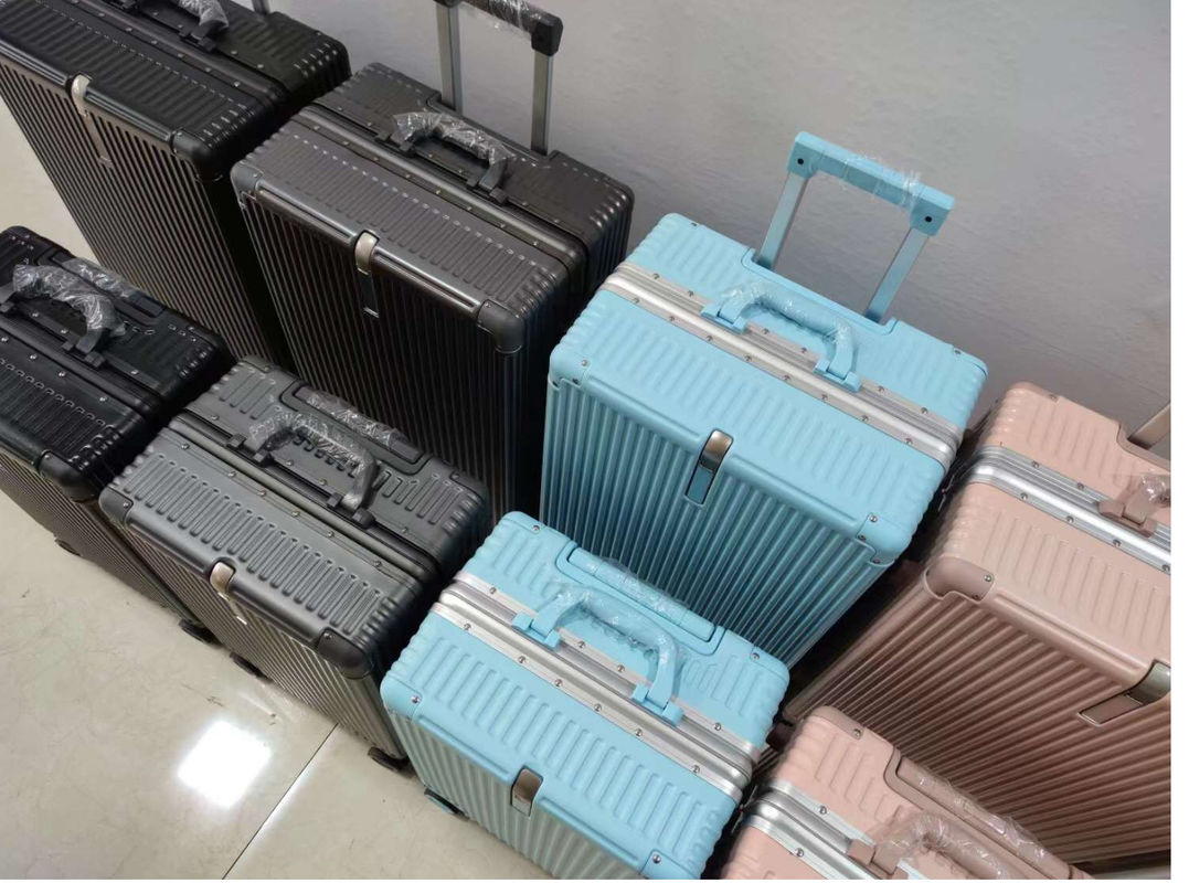 Classical Style High Quality Vintage ABS Trolley Bag Suitcase Hot Sale Customization 20 22 24 26 Inch Durable Flight