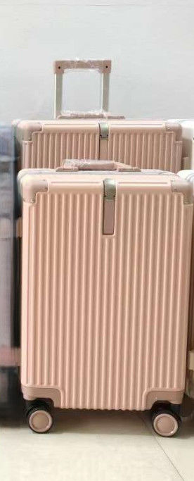 Cabin Case Business Travel Luggage 20 24 Inch Portable ABS Unisex Aluminum Frame Suitcase