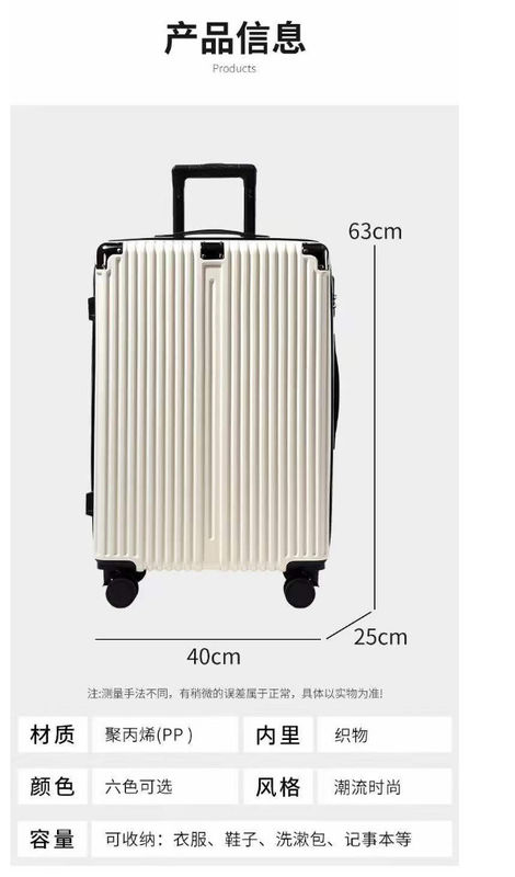Large Capacity Wholesale Product Trolley Case With Spinner Wheels With Password Lock Luggage Suitcase For Travel