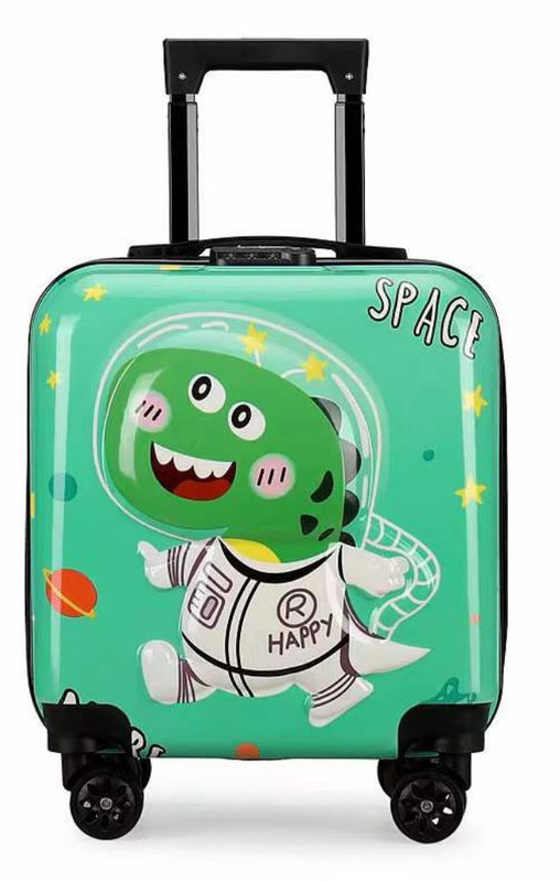 New 3D Cartoon Children'S Luggage Large Capacity Student Suitcase Universal Wheel Combination Lock Suitcase Wholesale 18