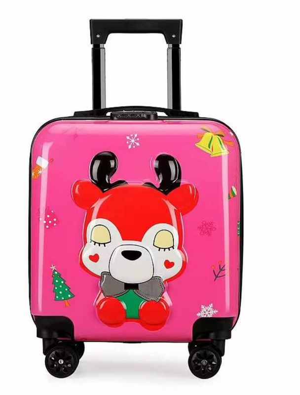Wholesale Hot Sale Custom Design Cartoon Detachable Children Trolley School Luggage Bag For Kids With Wheels