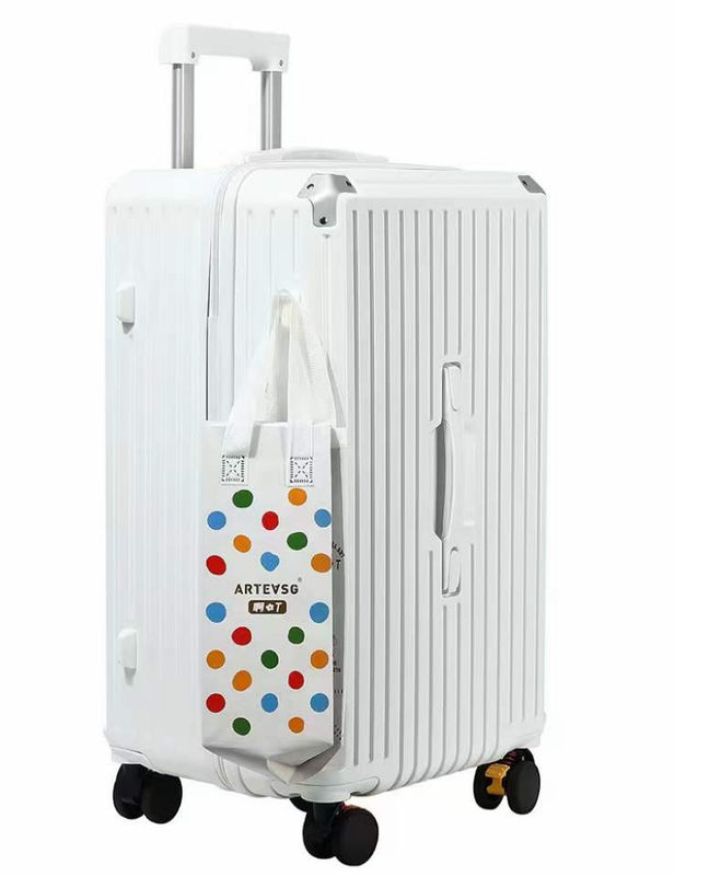 New Design Factory Wholesale Large Capacity Suitcase Carry On Luggage PC ABS Hard Shell Spinner Wheels Combination Lock