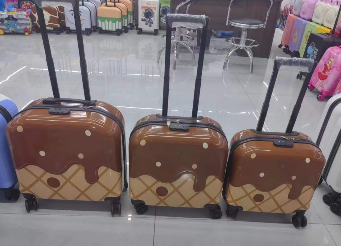 Children'S Trolley Case Cartoon Boarding Case Universal Wheel Password Suitcase Can Print Logo Pattern Children'S Luggag