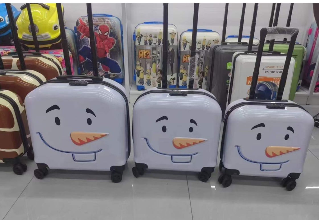 New Design 18inches Universal Wheel Trolley Box Children'S Fashion Cartoon Trolley Box Cute 3D Stereo Boarding Box Gift
