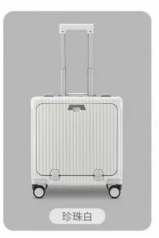 Wholesale 18 Inch Multifunctional Carry On With Aluminum Frame 2023 New Hot Sale Carry On With Front Zipper Pocket