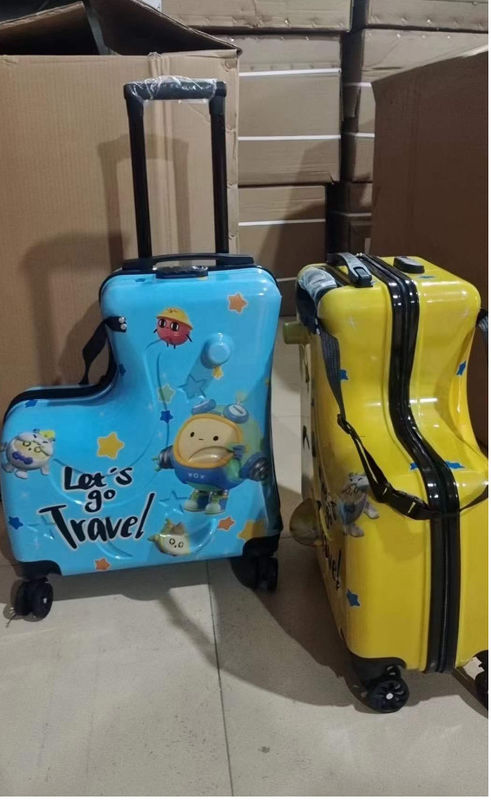 Printed Kids Trolley Case Cute Children Trolley Cases Luggage Ride Kids Suitcase For Boy Girl Kids School Travel