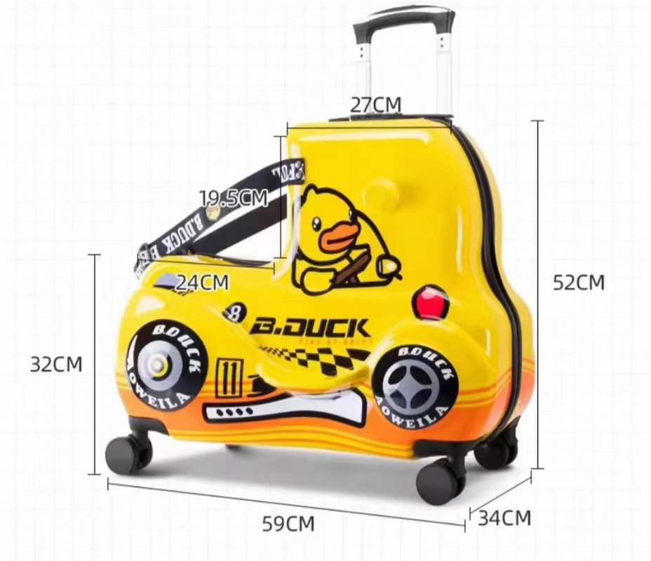 Printed Kids Trolley Case Cute Children Trolley Cases Luggage Ride Kids Suitcase For Boy Girl Kids School Travel