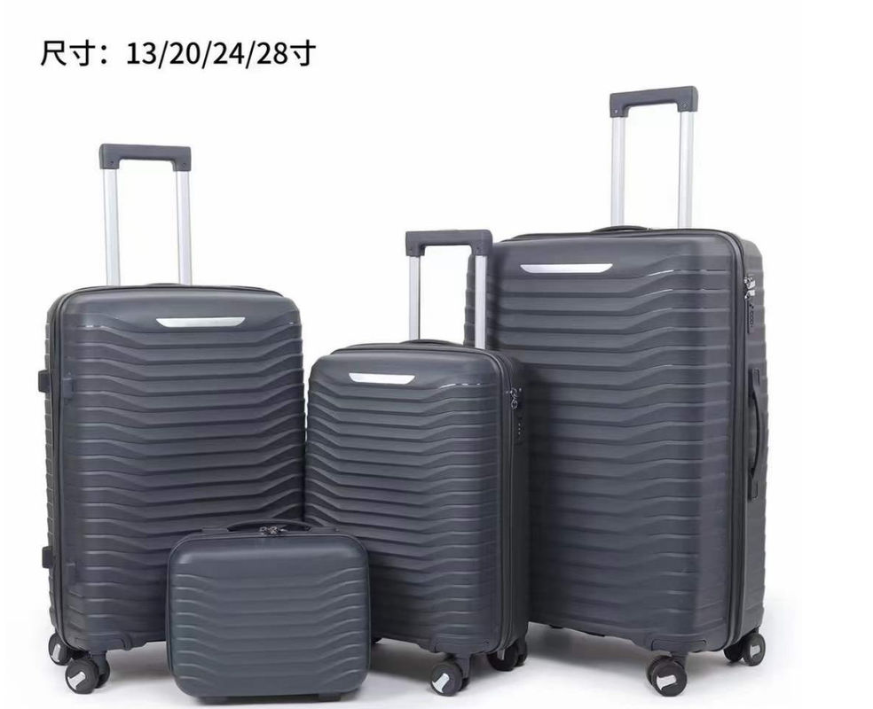 Factory Wholesale Best Price Silent Wheels Unisex 3 Pcs Sets PP Luggage For Sale