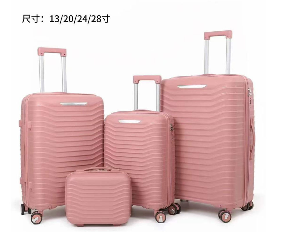 Factory Price Pp High Quality Traveling Bags Luggage Suitcase 4pcs Set For Sale