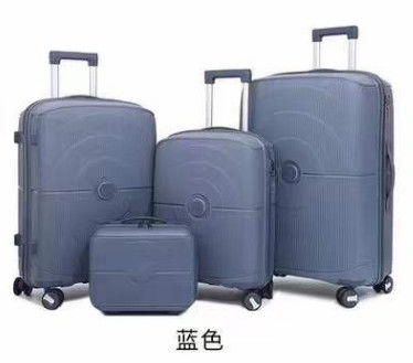 Factory Supplied Custom Logo 4 Piece Pp Luggage Bags Set Travel Luggage Set Pp