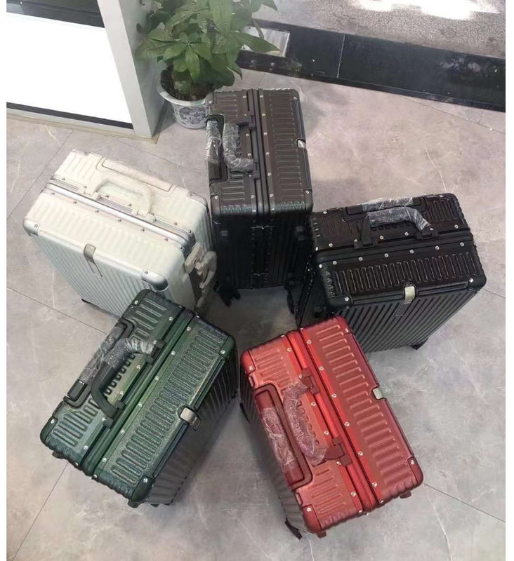 Long-Distance Suitcase 20 Inch 24 Inch 26 Inch Aluminum Frame Suitcase Travel Suitcase Password Wide Handle Trolly Lugga
