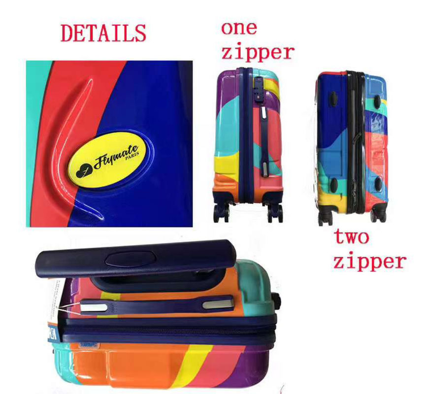 Classic Vintage ABS 3 Pieces Set Trolley Bags Hard Shell Travelling Spinner Luggage Suitcase Set