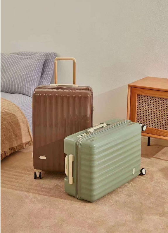 Unisex Rolling Luggage Cabin Holiday Suitcase Set Couples Travel Anti-Fall Password Package Outing Carry On Luggage