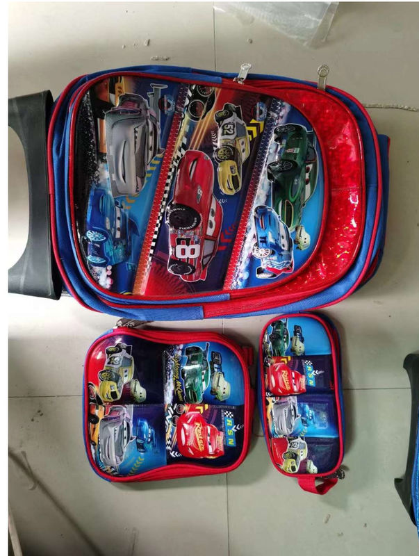 Mochilas Escolares 3 Piece Set Cute 3D Cartoon Bookbags School Children Kids Backpack Bags Set