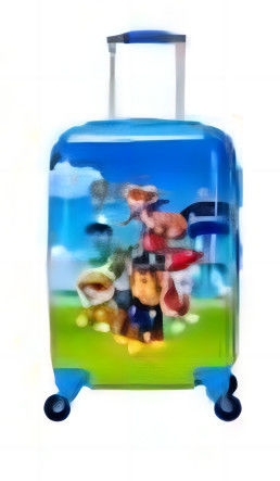 New Customizable Pattern Design Cute Cartoon Bear Trolley School Bag Lightweight Kid Travel Bag School Bag