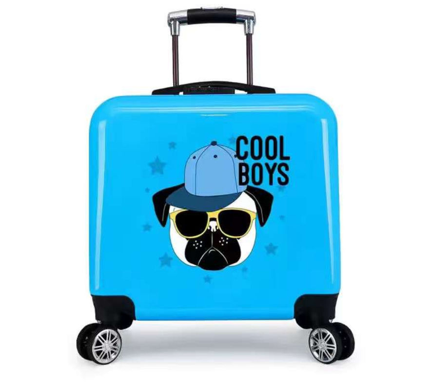 ABS PC Luggage Hard Shell Printed Suitcase Travel Luggage Bags For Kids Or Children