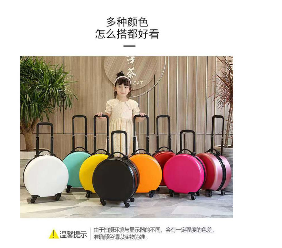 Wholesaler Round Shape Kids Travel Suitcase Candy Color Cute Kid'S Luggage