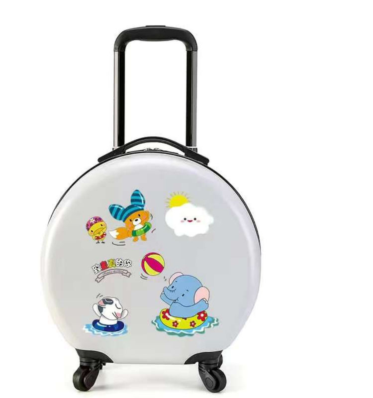 Fashion Design Customized Round Shape Kids 18 Inch Trolley Bags Cute Children Travelling Luggage For Children