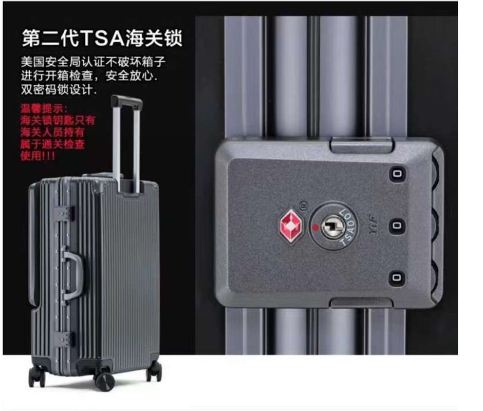 Spinner Trolley For Luggage With TSA Locks Black, Dark Green, Red, Carry-On 20-Lnch, PC Hardside Suitcase With Front Poc