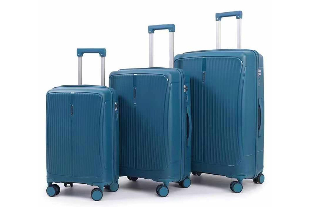 New Style High Quality Fashion Travel Suitcase Luggage Set PP Hard Shell Trolley Spinner Wheels Luggage Bag