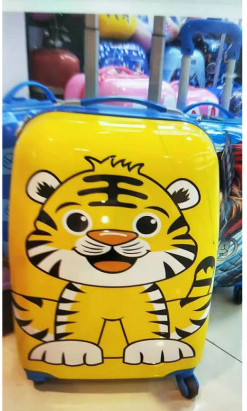 Bulk Wholesale Guangzhou Kids Travel Suitcase Box High Quality Cartoon Print Scooter Suitcase Kids Fashion Kids Luggage