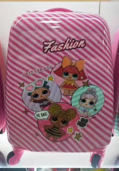 Wholesale Factory Price 18inch Cute Kids Children Animal Cartoon Travel Suitcase Hardside Luggage With Spinner Wheels