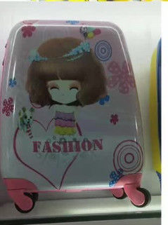 Unisex 18inch Custom Print Kids Trolley Hard Case Luggage Spinner Wheel Kids Suitcase Luggage With Spinner Caster
