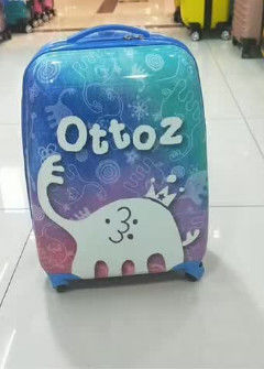 Hot Sale Cartoon 18inch Children'S Trolley Case Kids Carry-On Luggage Boarding Travel Trolley Suitcase